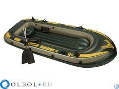 OLBOL.ru | Лодка надувная 4-х местная Seahawk 4 Set Интекс (Intex)68351