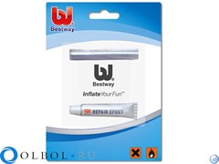 Ремкомплект заплатка + клей Bestway 62022