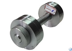 Гантель разборная Атлант-Спорт с галтованными дисками 5кг (металл) Гантель разборная Атлант-Спорт с галтованными дисками 5кг (металл)