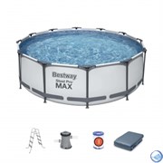 Каркасный бассейн Bestway Steel Pro MAX BestWay 56420 Каркасный бассейн Bestway Steel Pro MAX BestWay 56420
