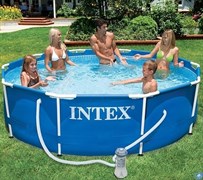 Бассейн каркасный + фильтр-насос 305х76см Intex 28202 Бассейн каркасный + фильтр-насос 305х76см Intex 28202