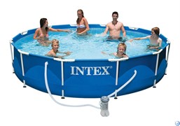 Бассейн каркасный + фильтр-насос 366х76см Intex 28212 Бассейн каркасный + фильтр-насос 366х76см Intex 28212