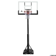Баскетбольная мобильная стойка DFC STAND44PVC1 110x75cm ПВХ винт.регулировка	