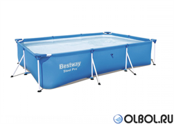 Прямоугольный каркасный бассейн Bestway 56403 (259х170х61) Прямоугольный каркасный бассейн Bestway 56403 (259х170х61)