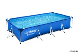 Прямоугольный каркасный бассейн Bestway 56424 + фильтр-насос (400х211х81) Прямоугольный каркасный бассейн Bestway 56424 + фильтр-насос (400х211х81)