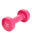 Гантель виниловая "York" 1.5 кг (розовая) B31376 YGB100 