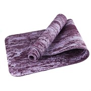 Коврик для йоги ТПЕ 183х61х0,6 см (фиолетовый гранит) (B34521) TPEM6-102