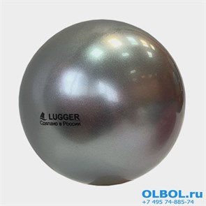 Мяч для художественной гимнастики однотонный, d=15 см (серебро)