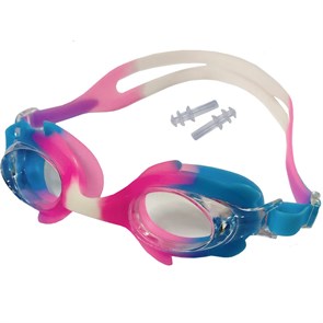 Очки для плавания взрослые с берушами (розовые) C33452-2