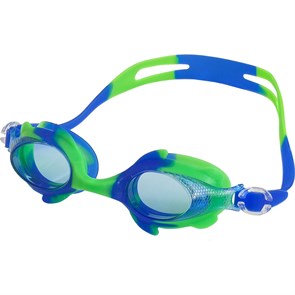 R18166-4 Очки для плавания детские/юниорские (зелено/синий)