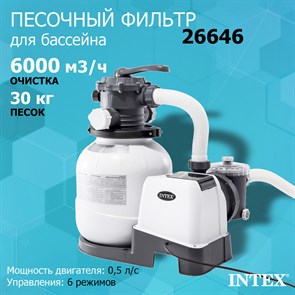 {{photo.Alt || photo.Description || 'Песочный фильтр насос для бассейна (6000л/ч) Intex 26646'}}