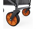 Тележка для кемпинга, дачи и сада DFC с оранжевыми колесами, до 125 кг SQ-WT01 - фото 101091