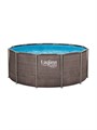 Каркасный бассейн Laguna Vista / 366х132см / P20-1252-Р + фильт насос, лестница, подстилка, тент - фото 101223