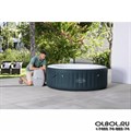 Bestway 6001D /Надувная джакузи-СПА бассейн Miami EnergySense AirJet 6 Dark Blue / Ø 196x66 см - фото 101307