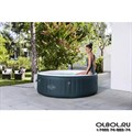 Bestway 6001D /Надувная джакузи-СПА бассейн Miami EnergySense AirJet 6 Dark Blue / Ø 196x66 см - фото 101308