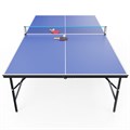 Теннисный стол DFC RQ24002, размер по стандарту ITTF 274 x 152, с сеткой и ракетками - фото 101655