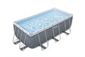 Bestway 56722 / Прямоугольный каркасный бассейн  412х201х122 см + фильтр-насос, лестница - фото 101777
