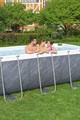 Bestway 56722 / Прямоугольный каркасный бассейн  412х201х122 см + фильтр-насос, лестница - фото 101783