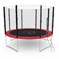 Батут с сеткой DFC PELPO 12ft с лестницей, красный GBT-12R - фото 101923