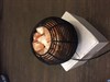 Соляной светильник - лампа-камин из ротанга в форме шара - фото 17230
