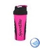 Шейкер спортивный SH-120 600 мл, розовый/черный