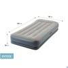 Надувная односпальная кровать Intex 64116 со встроенным насосом 220В (99х191х30) Надувная односпальная кровать Intex 64116 со встроенным насосом 220В (99х191х30)