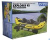 Лодка надувная двухместная "EXPLORER K2"  Intex 68307