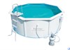 Каркасный бассейн круглый со стальными стенками  BestWay 56574