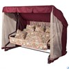 Качели садовые Капри винный (труба 63,5мм) (224х150х170) 