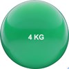 HKTB9011-4 Медбол 4кг., d-17см. (зеленый) (ПВХ/песок) 