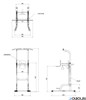 Турник - брусья Power Tower DFC Homegym G008Y - фото 61192