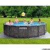 Intex 26742 / Каркасный бассейн Intex Greywood Prism Frame / 457х122см / + фильтр-насос (3785 л/ч)+лестница+тент+подстилка - фото 61690