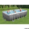 Прямоугольный каркасный бассейн Bestway 56996 + фильтр-насос, лестница, тент  (488х244х122) - фото 62505