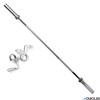 Гриф прямой для штанги 80"/2000см д50, замок-пружина, нагрузка 250кг, диам.стержня 29мм OB80-50/29