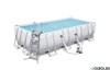 Бассейн прямоугольный Bestway 56465 + фильтр-насос 5,6 м3/ч, подстилка, тент, лестница, дозатор (549х274х122) - фото 66814
