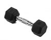 Гантель гексагональная обрезиненная Lite Weights 3178LW, 2.5кг