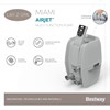 Надувной СПА бассейн джакузи  Miami AirJet, BestWay 60001 (180х66см) - фото 67397
