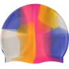 Шапочка для плавания силиконовая (васильково/розовая/оран/белая) B31518-4 - фото 68613