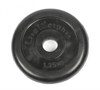Диск обрезиненный Lite Weights 2471LW 26мм 1,25кг, черный - фото 70237