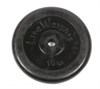 Диск обрезиненный Lite Weights 2477LW 26мм 10кг, черный - фото 70249