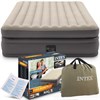 Надувная кровать Intex 64164  со встр.насосом 220В (152х203х51) - фото 71265