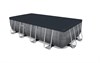 Каркасный бассейн прямоугольный Power Steel Bestway 56998 (549x274x122см) +насос, тент, лестница - фото 71885