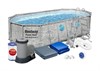 Каркасный бассейн Power Steel Bestway 56716 + фил.-насос, лестн, тент  (549х274х122) - фото 72869