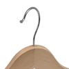 Вешалки-плечики 4 шт дерево/сталь, цвет натуральное дерево (44.5x23x1.2 см) - фото 73830 Вешалки-плечики 4 шт дерево/сталь, цвет натуральное дерево (44.5x23x1.2 см) - фото 73830