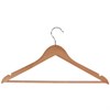 Вешалки-плечики 4 шт дерево/сталь, цвет натуральное дерево (44.5x23x1.2 см) - фото 73831 Вешалки-плечики 4 шт дерево/сталь, цвет натуральное дерево (44.5x23x1.2 см) - фото 73831