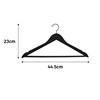 Вешалки-плечики 4 шт дерево/сталь, покрытие софт-фил, цвет чёрный (44.5x23x1.2 см) - фото 73875 Вешалки-плечики 4 шт дерево/сталь, покрытие софт-фил, цвет чёрный (44.5x23x1.2 см) - фото 73875