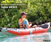 Надувная лодка / байдарка Excursion Pro K1 Intex 68303 + насос и весло (305х91 см)