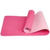 Коврик для йоги ТПЕ 183х61х0,6 см (розовый/светло розовый) (B34416) TPE6-A
