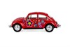 Машинка металлическая Kinsmart 1:24 1967 Volkswagen Classical Beetle (Жук) 7002FDKT двери открываются, раскрашенный (3 цвета)