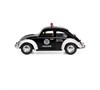 Машинка металлическая Kinsmart 1:32 1967 Volkswagen Classical Beetle Police (Жук) 5057DPKT инерционная, двери открываются - фото 74980